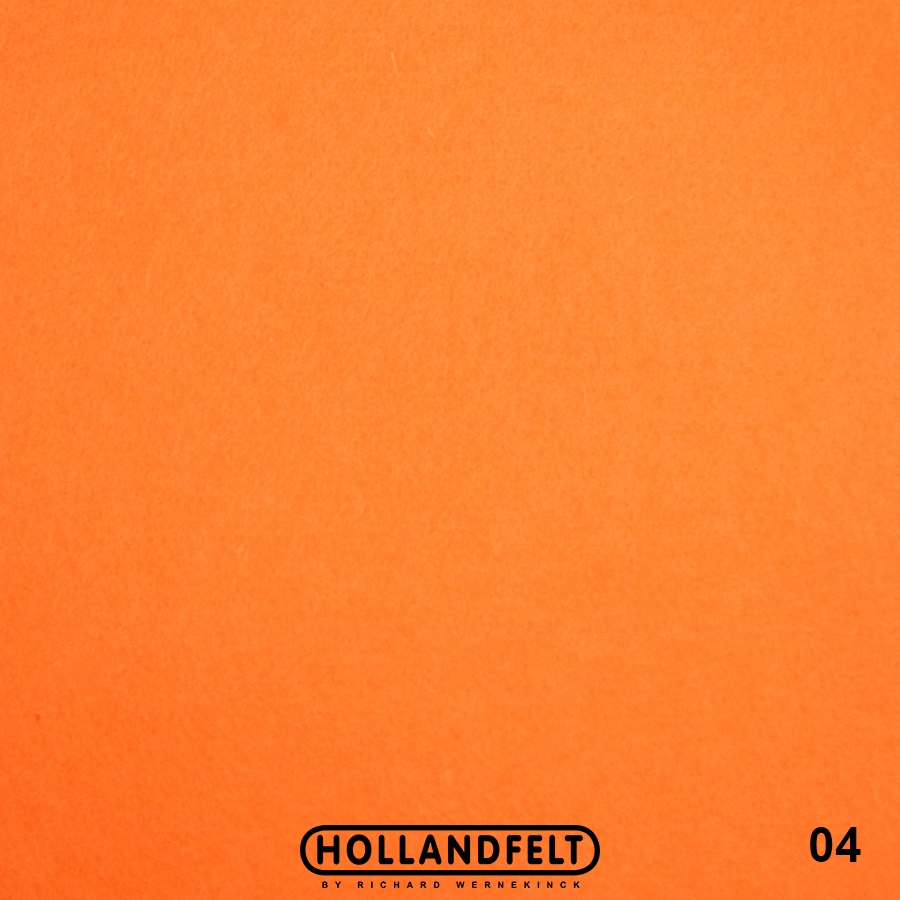 Wolvilt - wolvilt-04-licht-oranje-Hollandfelt-Outlet